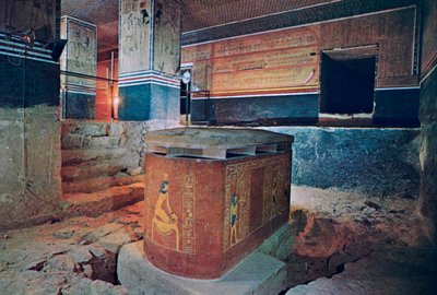 Het graf van Amenhotep II, Vallei der Koningen, Egypte door Unbekannt