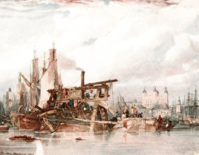 De Tower of London, circa 1827, circa 1900 door Unbekannt