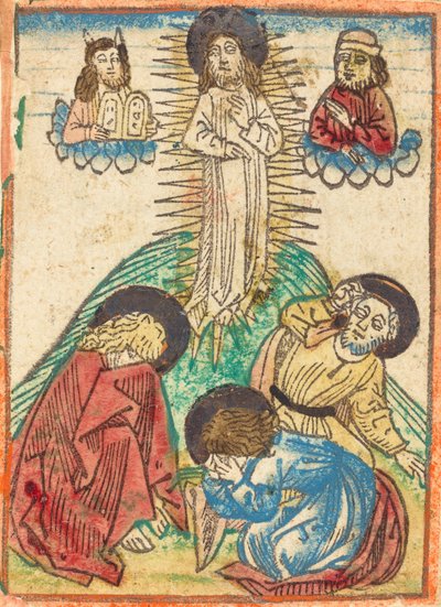 De Transfiguratie, c. 1475 door Unbekannt