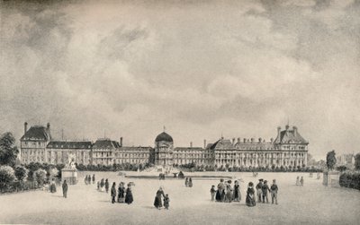 Het Tuilerieënpaleis vanuit de tuinen, 1915 door Unbekannt