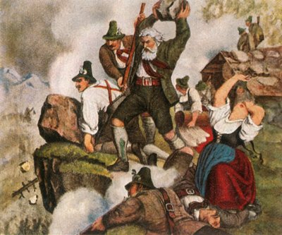 De Tiroolse strijd om vrijheid, 1809, 1936 door Unbekannt