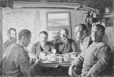 Het bovenste einde van de eettafel. 15 februari 1895, 1897 door Unbekannt