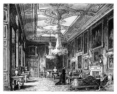 De Vandyke Kamer, Windsor Castle door Unbekannt