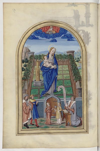 De Maagd Maria. Uit: Chants royaux en l