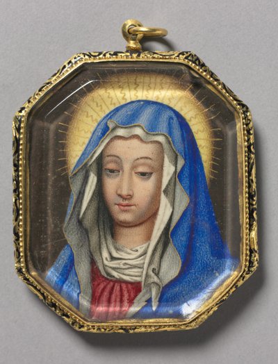 De Maagd en St. Franciscus met Christuskind, c. 1660 door Unbekannt