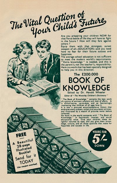 De vitale vraag van de toekomst van uw kind - Het Boek der Kennis, 1935 door Unbekannt