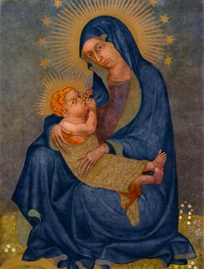 De Vysehrad Madonna van de Regen, c1360 1955 door Unbekannt