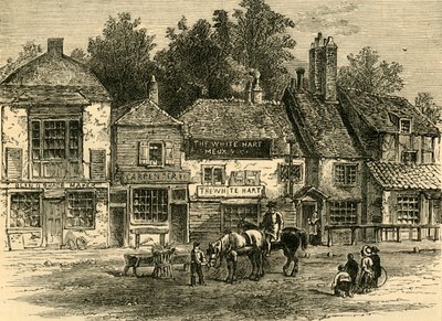 The White Hart, Knightsbridge, 1820, ca. 1876 door Unbekannt