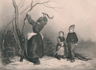 De Houthakkers, ca. 1850 door Unbekannt