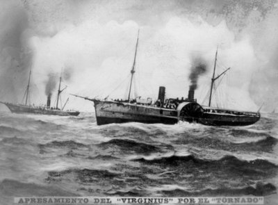 De verovering van de Virginius, 1873, 1920s door Unbekannt