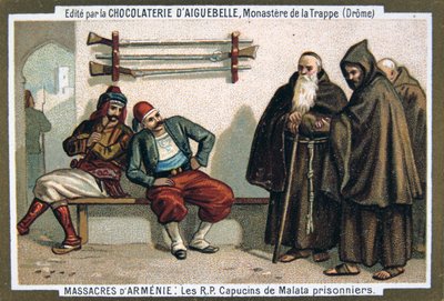 De kapucijner monniken van Malata gevangen genomen, 1895 door Unbekannt