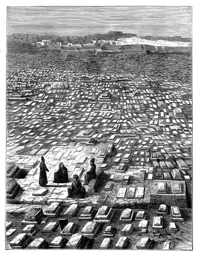 De Begraafplaats in Mekka, c1890 door Unbekannt