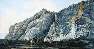 De kegel van de Monte Somma, Koninkrijk Napels, ca. 1776 door Unbekannt