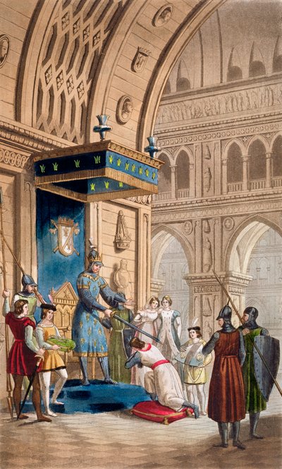 De creatie van een Tempeliersridder, ca. 1820-1830 door Unbekannt