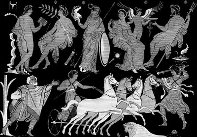 De dood van Hippolytus door Unbekannt