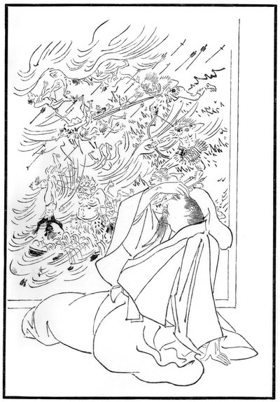 De dood van Kose no Hirotaka, 1886 door Unbekannt