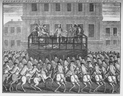 De executie van koning Karel I, 30 januari 1649 door Unbekannt