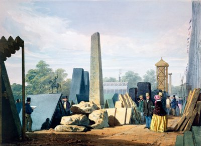 Het exterieur, Grote Tentoonstelling, Hyde Park, Londen door Unbekannt