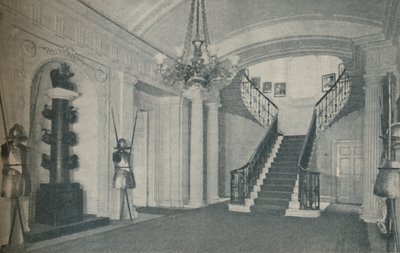 De mooie trapzaal in de residentie van de Eerste Lord bij de Admiraliteit, 1937 door Unbekannt