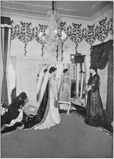 De laatste hand van een kleermaker, Londen, c1901 1901 door Unbekannt