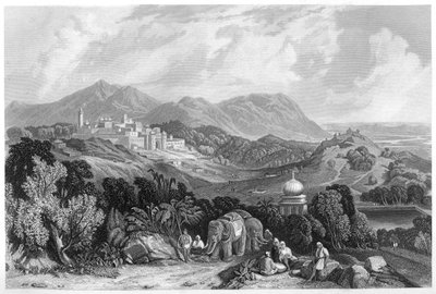 Het fort van Nahan in het domein van Oude, India, ca. 1860 door Unbekannt
