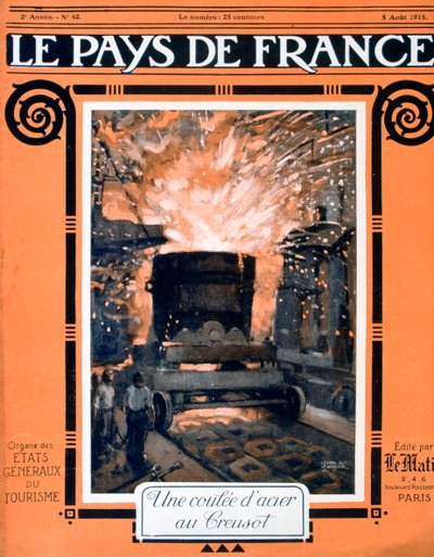 De voorkant van Le Pays de France, 5 augustus 1915 door Unbekannt