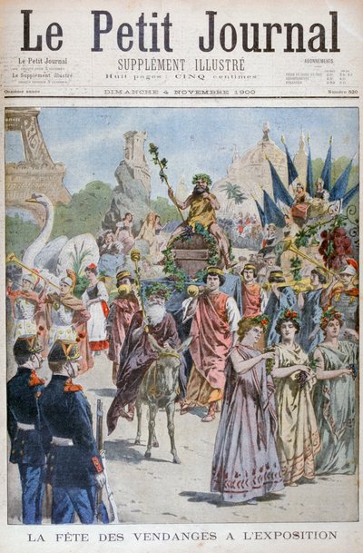 Het druivenoogstfestival, Wereldtentoonstelling van 1900, Parijs, 1900 door Unbekannt