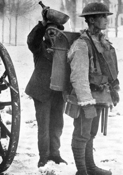 De hete soepman aan het front, Eerste Wereldoorlog, 1916, ca. 1920 door Unbekannt