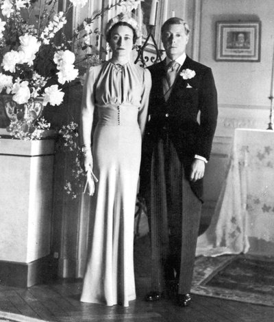 Het huwelijk van de hertog van Windsor en Wallis Simpson, 1937 door Unbekannt