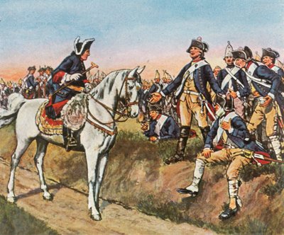 De ochtend na de aanval bij Hochkirch, 14 oktober 1758, 1936 door Unbekannt