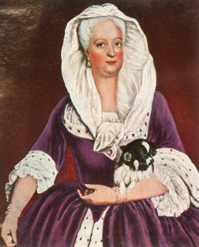 De moeder van Frederik de Grote, 1726, 1936 door Unbekannt