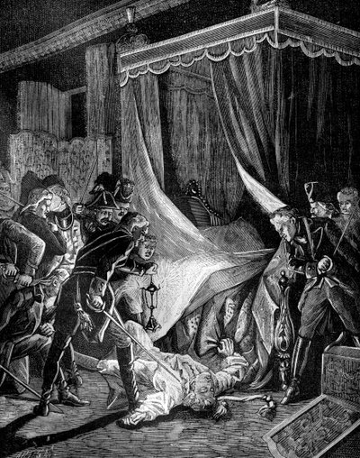 De moord op tsaar Paul I van Rusland, maart 1801, 1882-1884 door Unbekannt