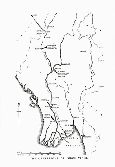 De operaties van Force Viper, Birma, Tweede Wereldoorlog, 1942-1943 1944 door Unbekannt