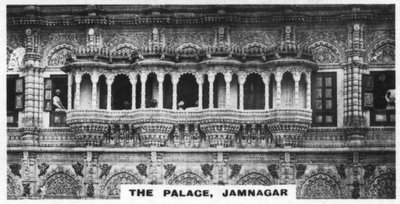 Het paleis, Jamnagar, India, ca. 1925 door Unbekannt