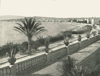 Het panorama van La Croisette, Cannes, Frankrijk, 1895 door Unbekannt