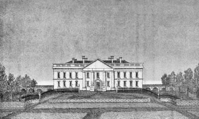 Het presidentiële huis, noordportiek, VS, 1834 1908 door Unbekannt