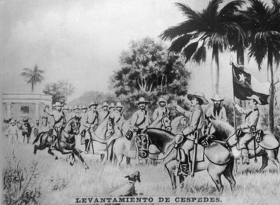 De opstand van Cespedes, 1868 door Unbekannt