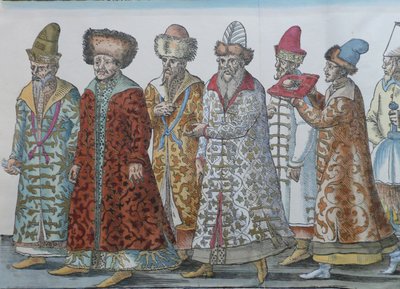 De heersers van Moskou. Groothertog Ivan III, Vasili III Ivanovich, Ivan IV de Verschrikkelijke en hun Amba door Unbekannt