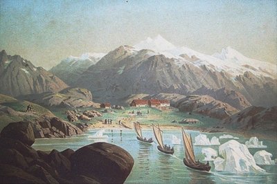 De tweede Duitse noordpoolexpeditie naar de Noordpool en Groenland in 1869 door Unbekannt