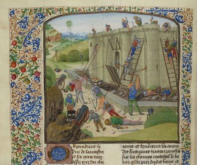 Het beleg van Brest, 1386 door Unbekannt