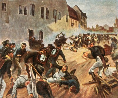 De bestorming van de Grimma-poort, 19 oktober 1813, 1936 door Unbekannt