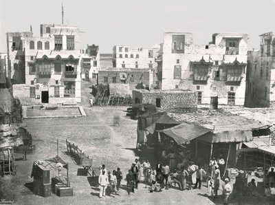 De straat van het postkantoor, Suakin, Soedan, 1895 door Unbekannt
