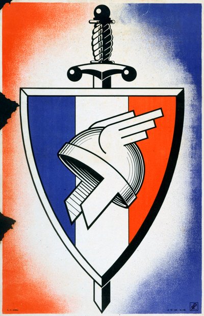 Het symbool van het Legioen van de Franse vrijwilligers door Unbekannt
