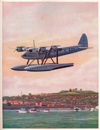 Het bovenste onderdeel van het Short-Mayo Composite Aircraft Mercury, ca. 1929 ca. 1937 door Unbekannt