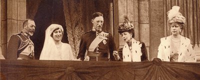 Het huwelijk van Prinses Mary en Burggraaf Lascelles, 28 februari 1922, 1935 door Unbekannt