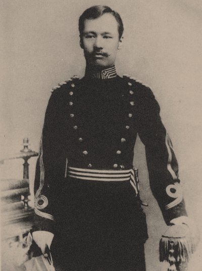 De jonge Mori Ogai 1862-1922 in Duitsland na zijn benoeming tot eersteklas militair arts door Unbekannt