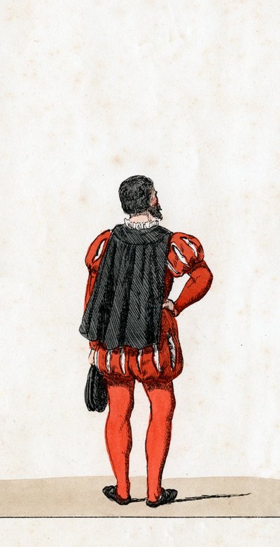 Theaterkostuumontwerp voor Shakespeares toneelstuk, Henry VIII, 19e eeuw door Unbekannt