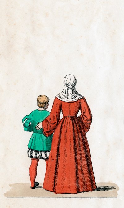 Theaterkostuumontwerpen voor Shakespeares toneelstuk, Henry VIII, 19e eeuw door Unbekannt