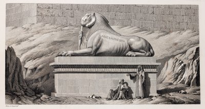 Thebe: Karnak (detail) door Unbekannt
