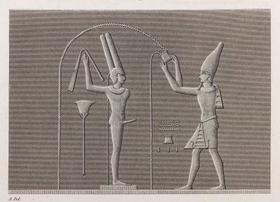 Thebe: Karnak (detail) door Unbekannt